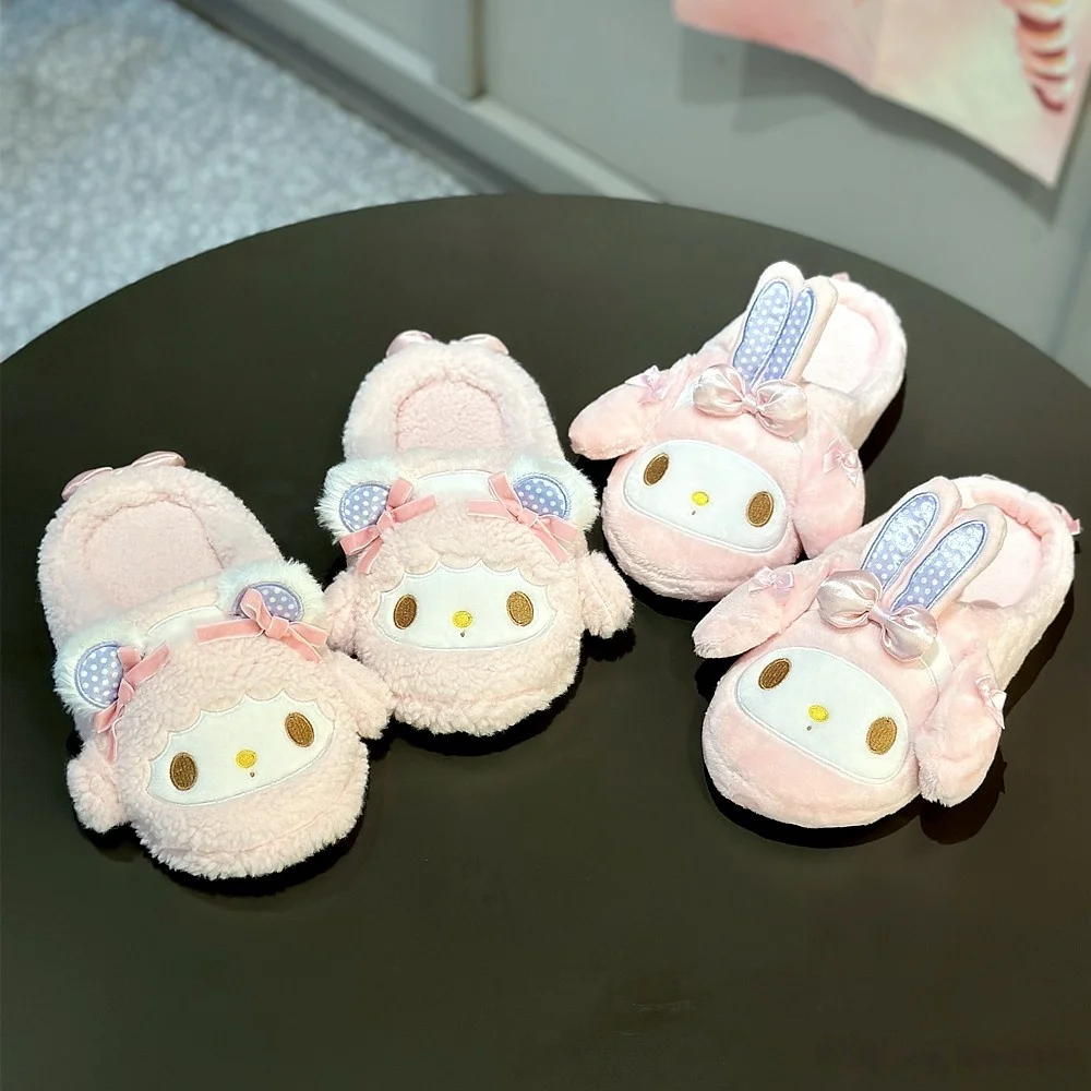 Snapback Hat Flat - My Melody Cartoon Slippers Comfortable Plush