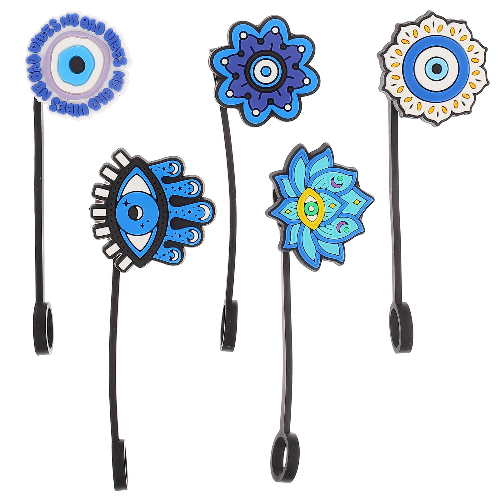Cowboy Hat Straw - 5pcs Silicone Straw Covers Cowboy Hat