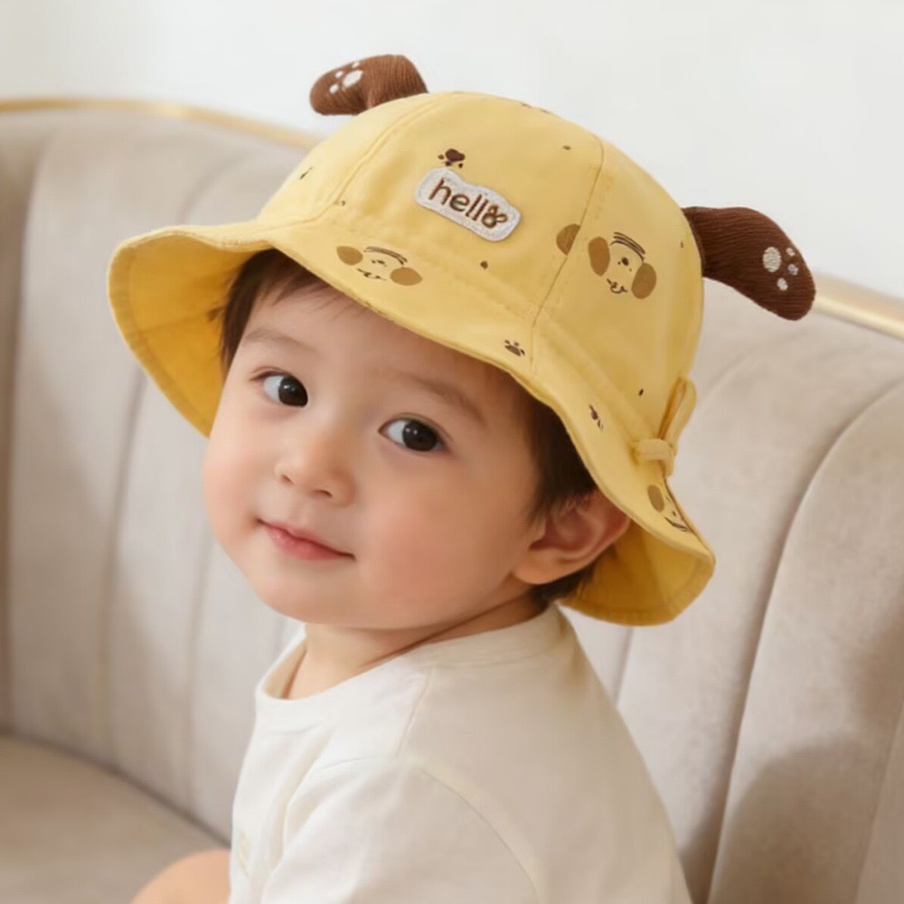 Baby Fishing Cap Spring Autumn - Bucket Hat Cotton บทวิจารณ์และราคา