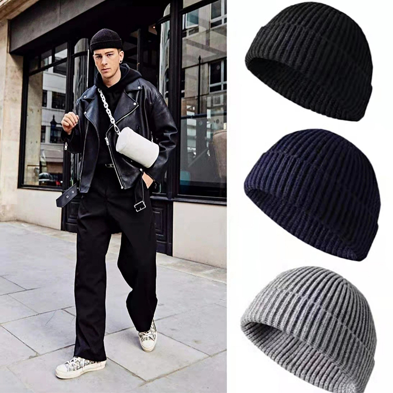 Winter Warm Unisex Wool Beanie - Beanie Cuffed Knit บทวิจารณ์และราคา