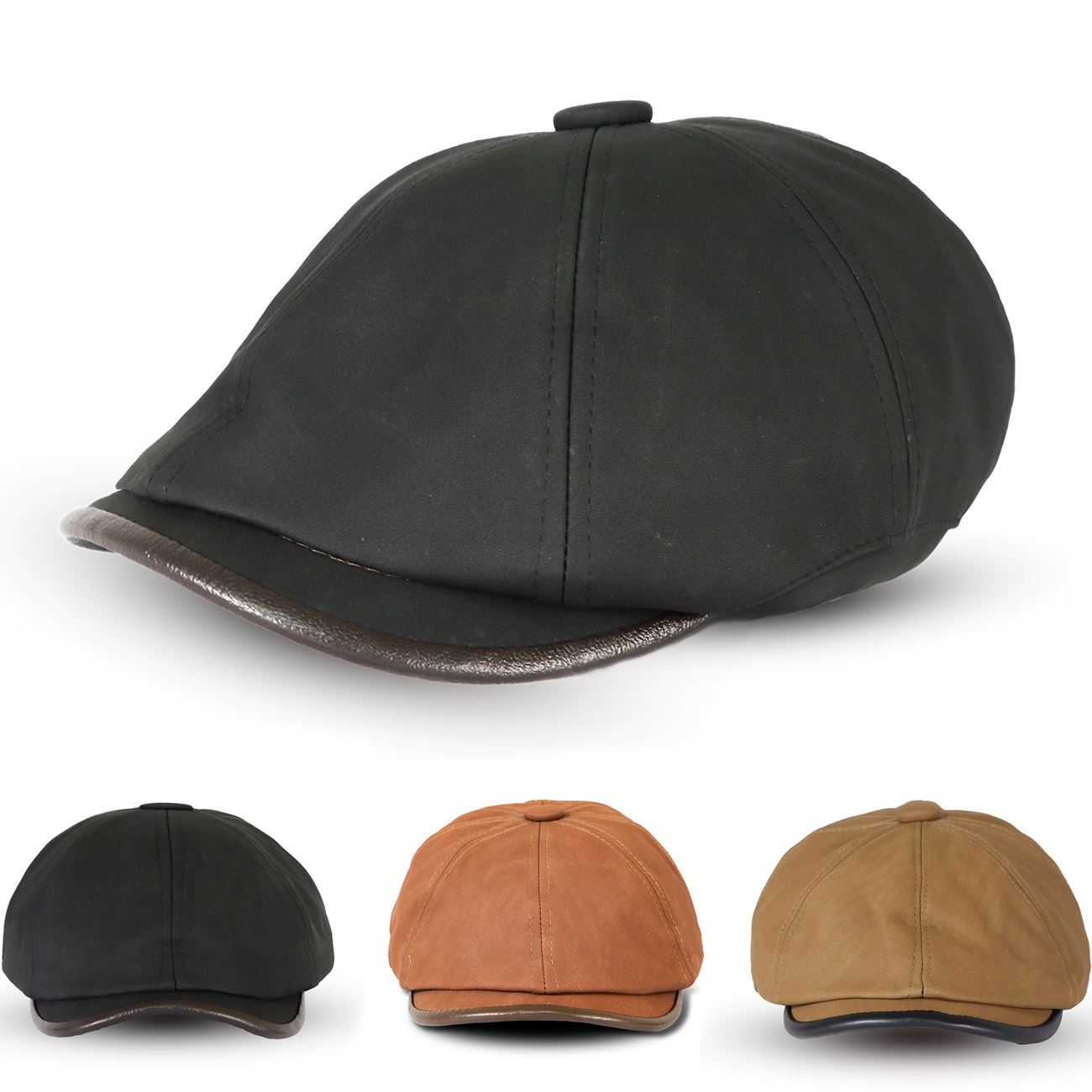 Men's Octagonal Newsboy Hat Wa - Newsboy Cap Ivy บทวิจารณ์และราคา
