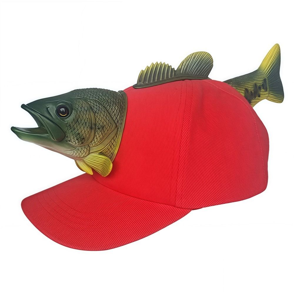 Funny 3D Fish Animal Trucker H - Trucker Cap Mesh บทวิจารณ์และราคา