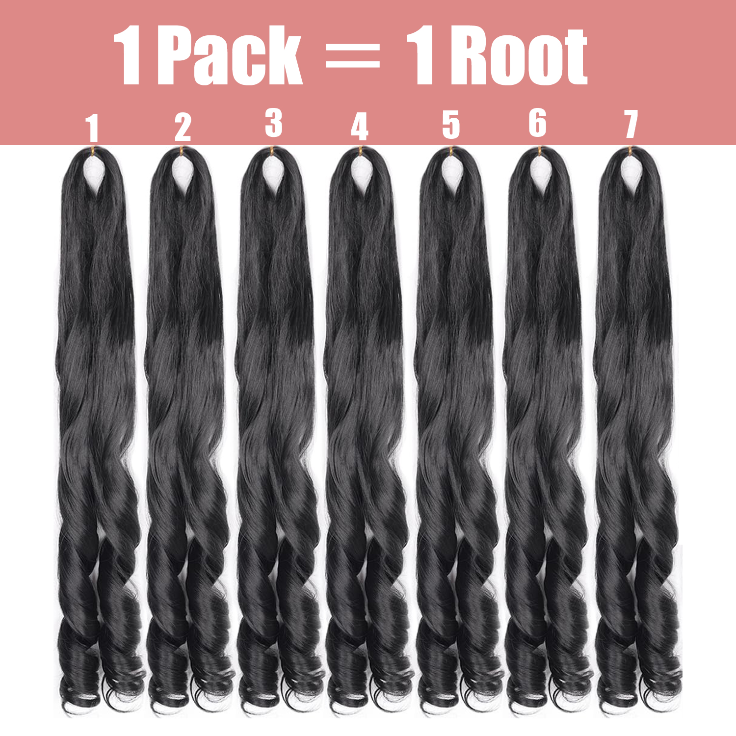 French Curly Braiding Hair 12/ - Beret French Wool บทวิจารณ์และราคา