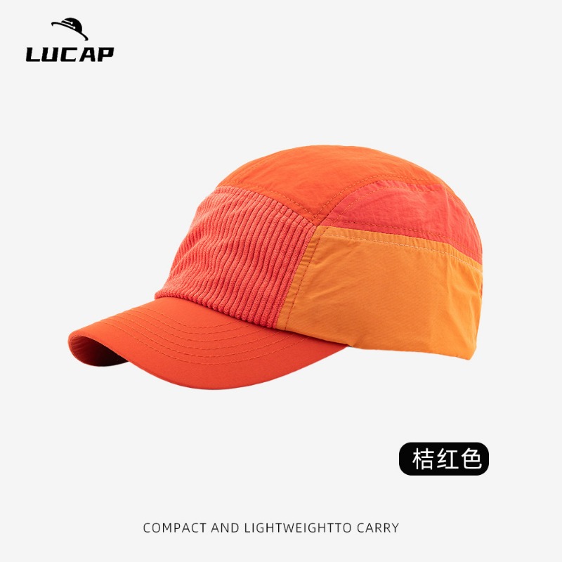Custom Embroidered Logo Color  - Corduroy Cap 5 Panel บทวิจารณ์และราคา