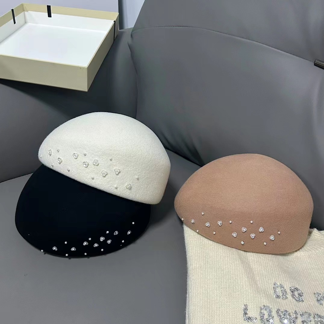 French Entry Lux Wool Beret Wo - Beret French Wool บทวิจารณ์และราคา