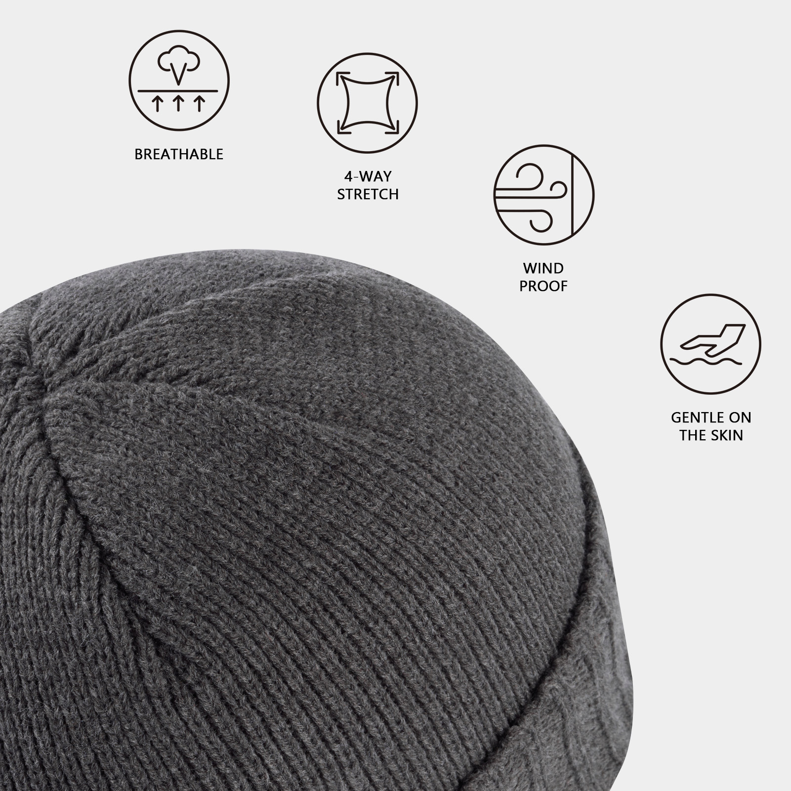 BASSDASH Winter Beanie Hats wi - Beanie Cuffed Knit บทวิจารณ์และราคา