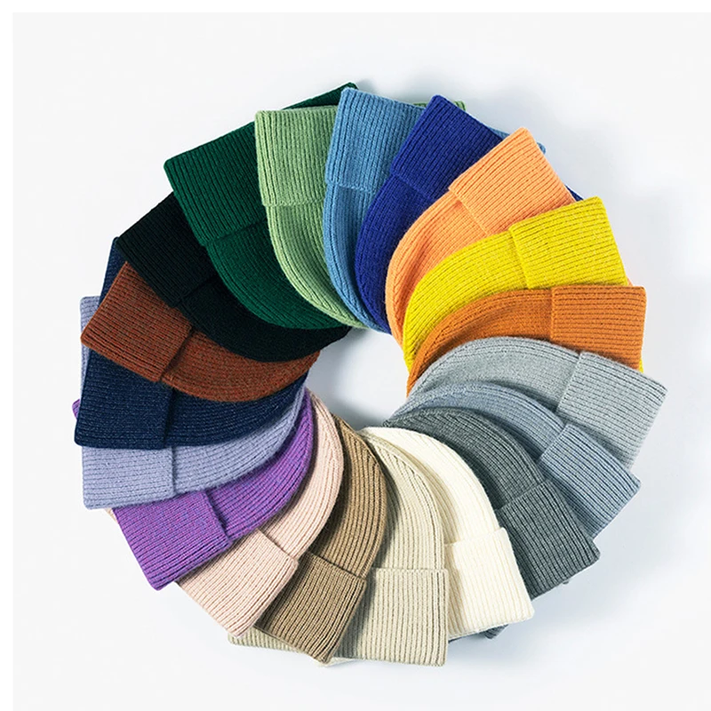 24 Colors Winter Hats for Wome - Beanie Cuffed Knit บทวิจารณ์และราคา