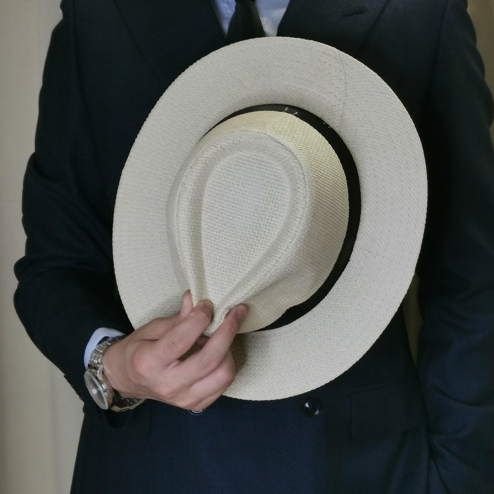Men Summer Panama Straw Hat Na - Cowboy Hat Straw บทวิจารณ์และราคา