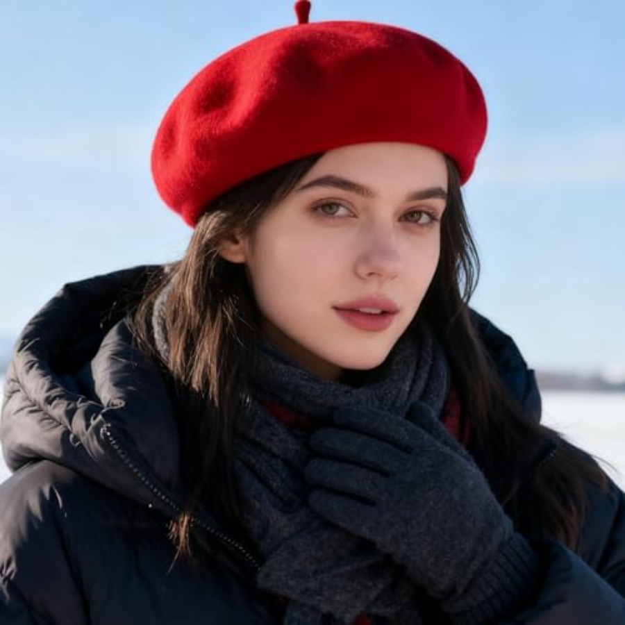 Women Classic French Beret Hat - Beret French Wool บทวิจารณ์และราคา