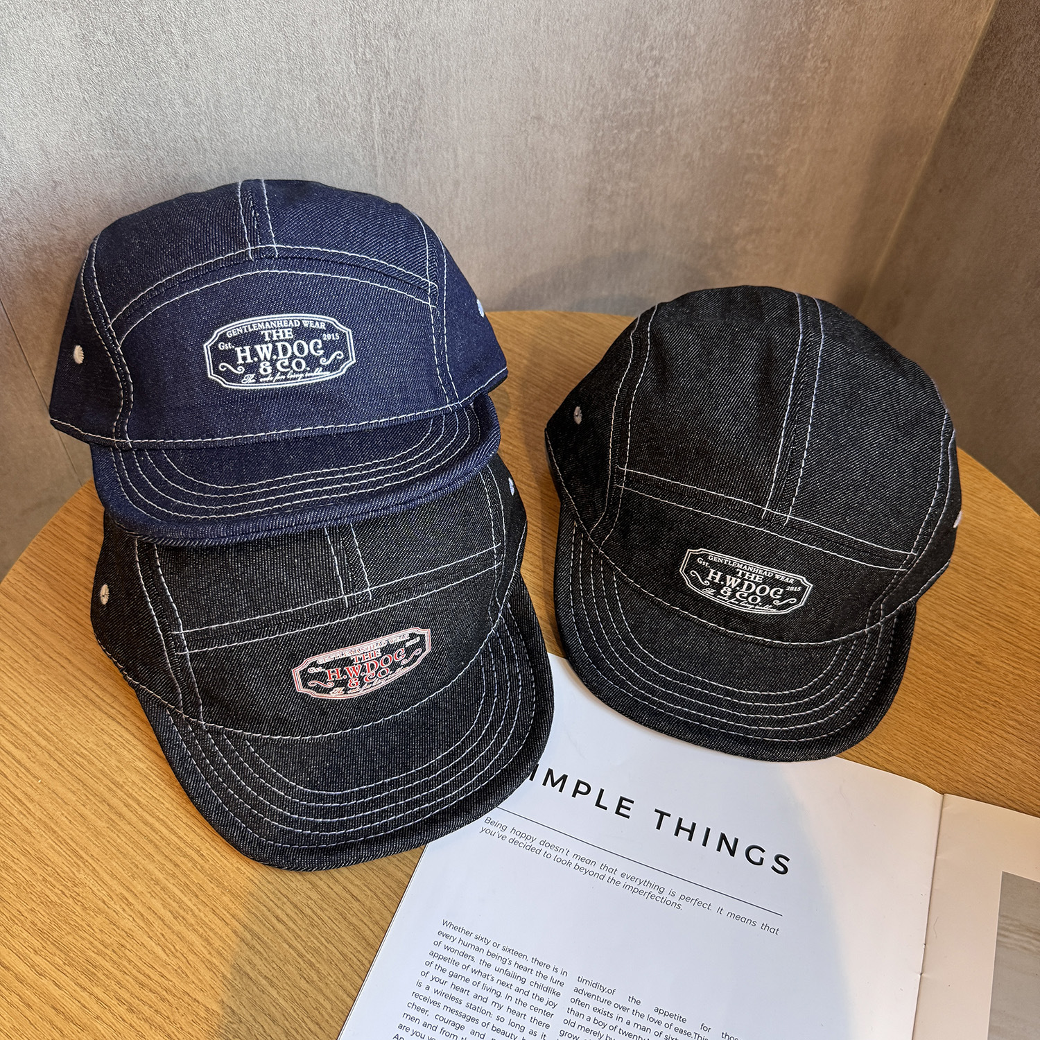 5 Panel Baseball Cap Denim Cot - Corduroy Cap 5 Panel บทวิจารณ์และราคา
