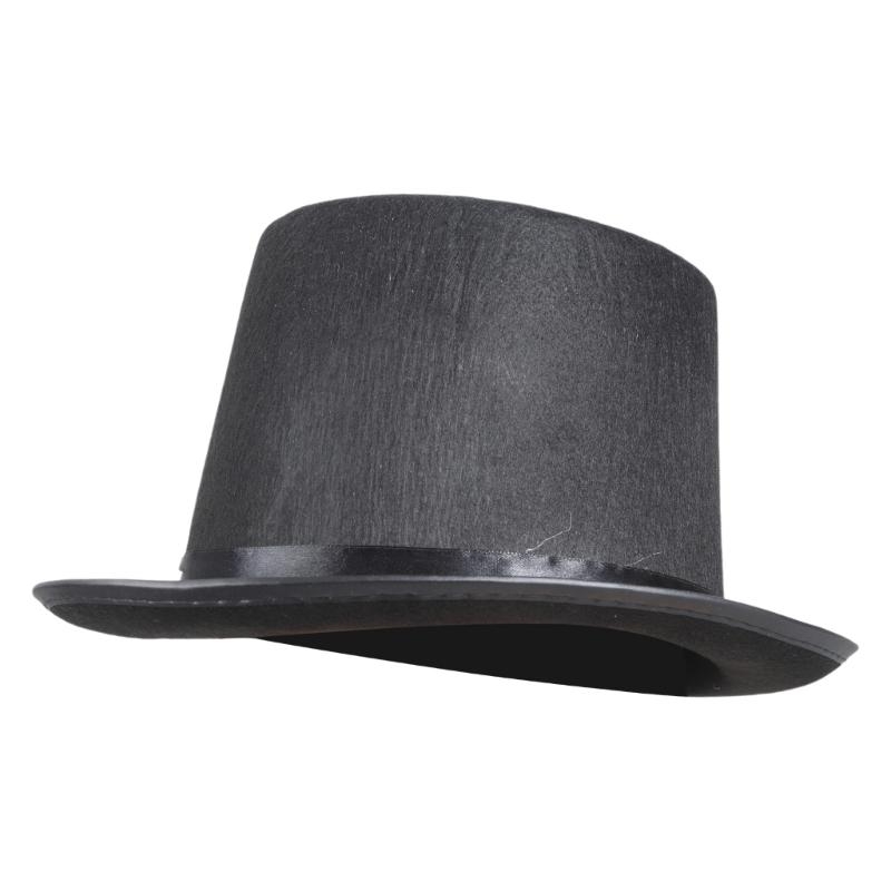Retro Top Hat Magician Costume - Fedora Hat Wool บทวิจารณ์และราคา