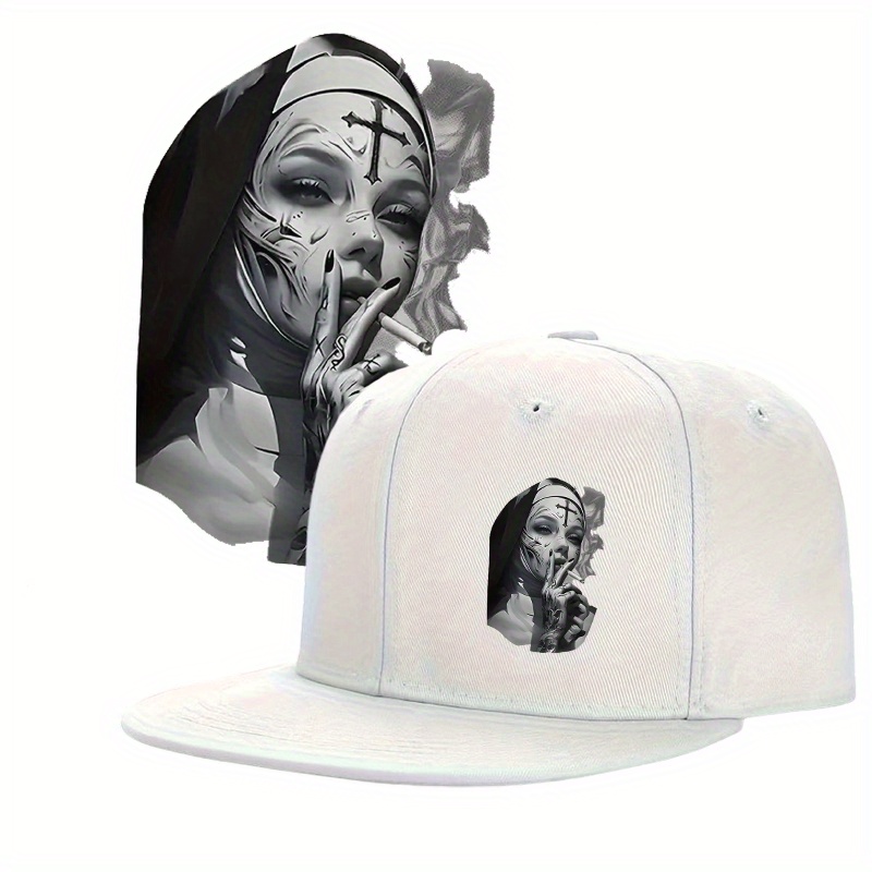 Fashion Flat Brim Baseball Cap - Snapback Hat Flat บทวิจารณ์และราคา