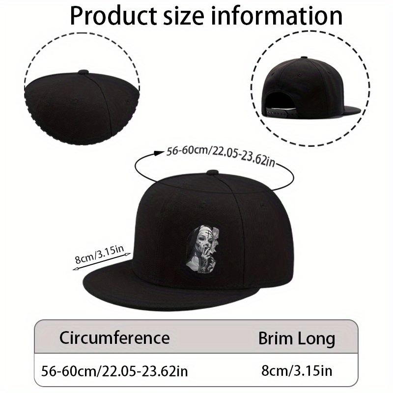 Fashion Flat Brim Baseball Cap - Snapback Hat Flat บทวิจารณ์และราคา