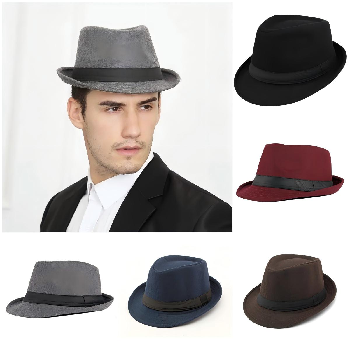 Hat for Men New Autumn Winter  - Fedora Hat Wool บทวิจารณ์และราคา
