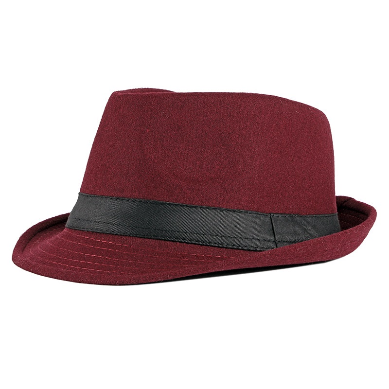 Hat for Men New Autumn Winter  - Fedora Hat Wool บทวิจารณ์และราคา