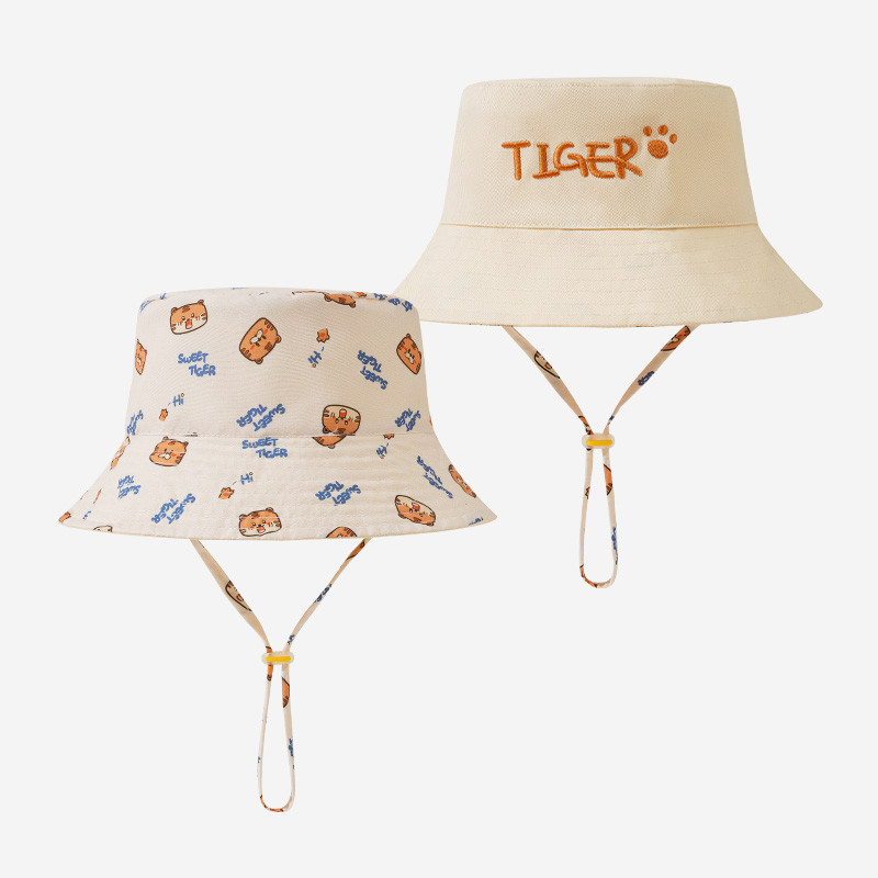 Letter Embroidered Baby Bucket - Bucket Hat Cotton บทวิจารณ์และราคา