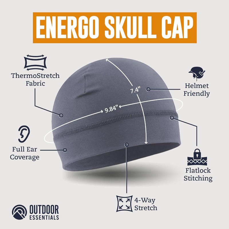2PCS Summer Quick Dry Cycling  - Skull Cap Helmet Liner บทวิจารณ์และราคา