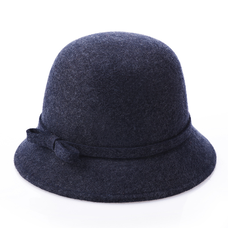 100% Real Wool Women Hats Autu - Fedora Hat Wool บทวิจารณ์และราคา