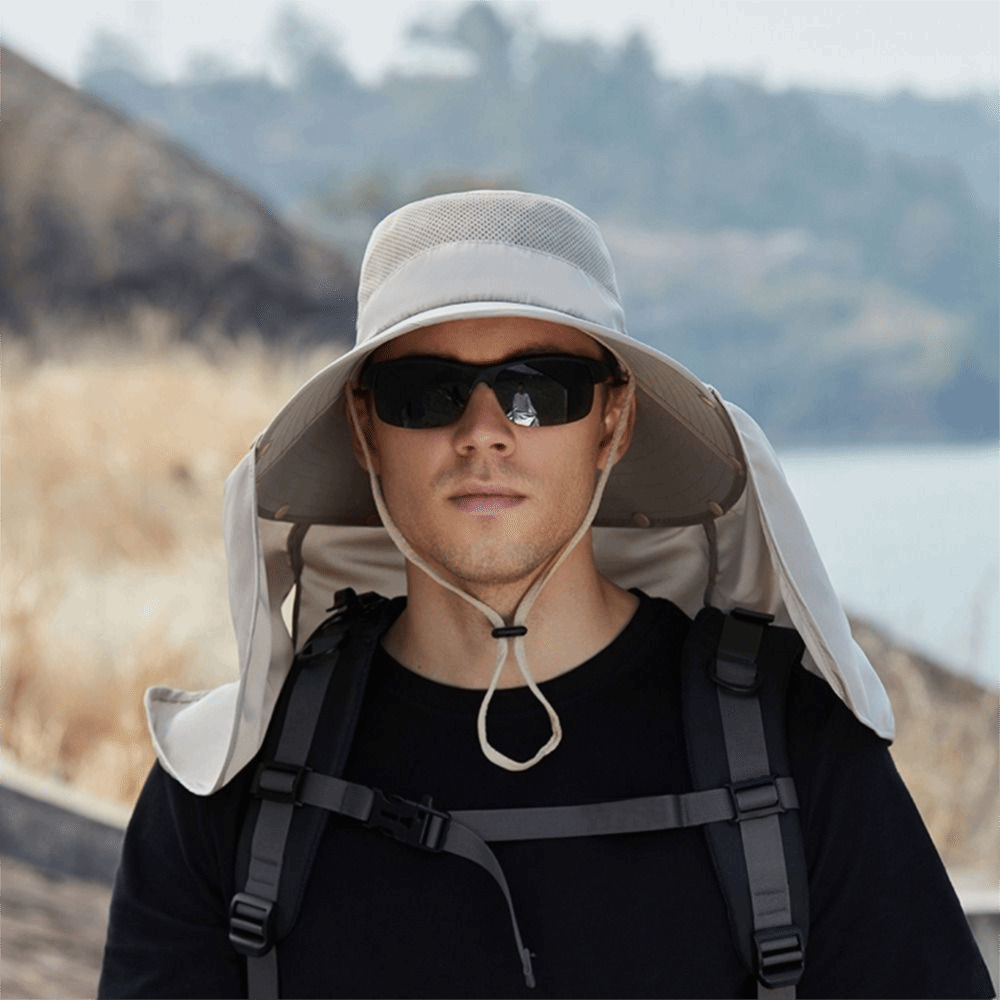 Fashion Cloth Men Sun Hat Big  - Bucket Hat Cotton บทวิจารณ์และราคา