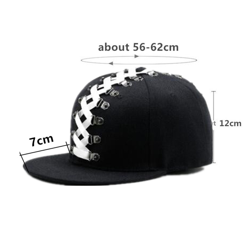 XdanqinX Novelty Punk Style Hi - Snapback Hat Flat บทวิจารณ์และราคา