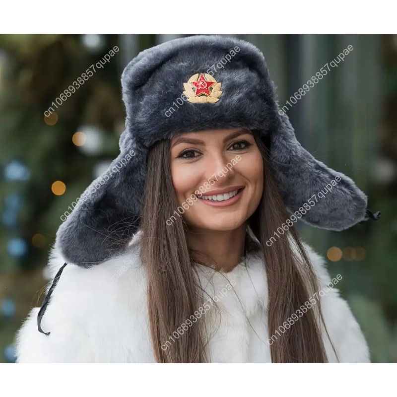 BELEON Ushanka Russian Fur Hat - Winter Trapper Hat บทวิจารณ์และราคา