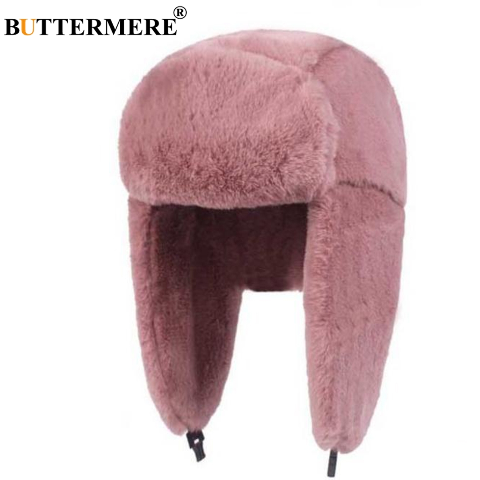 BUTTERMERE Fur Caps Women Bomb - Winter Trapper Hat บทวิจารณ์และราคา