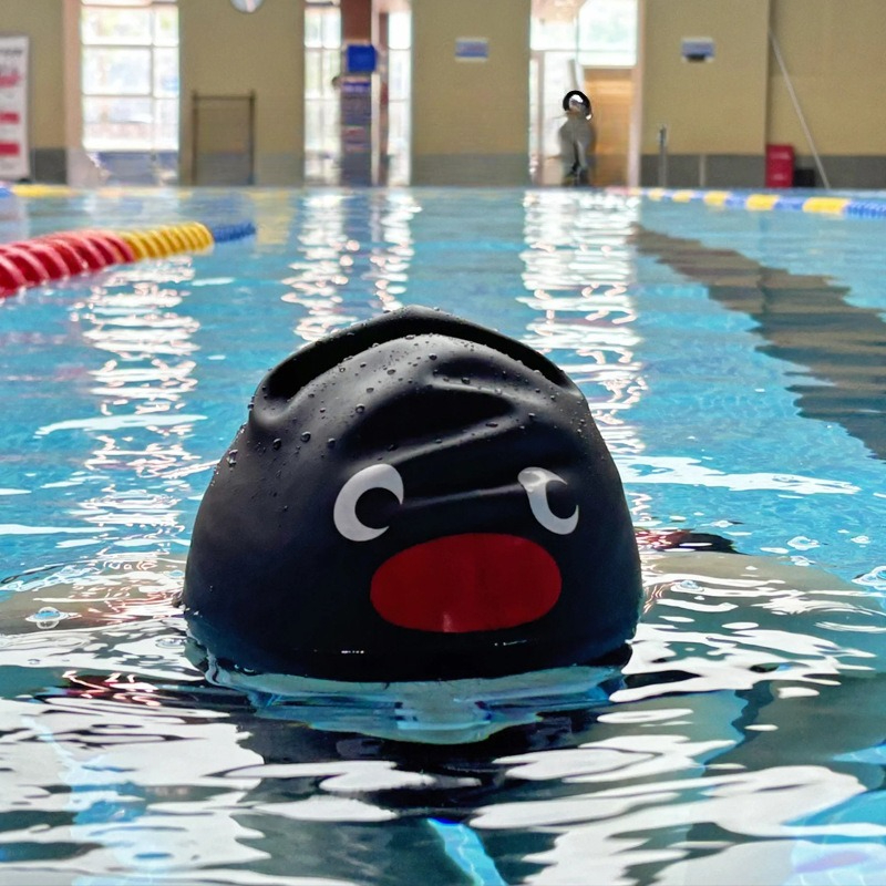 Funny Penguin Swim Cap for Adu - Swim Hat Silicone บทวิจารณ์และราคา