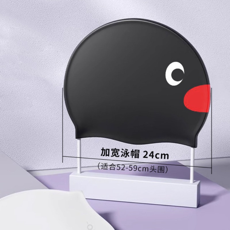 Funny Penguin Swim Cap for Adu - Swim Hat Silicone บทวิจารณ์และราคา