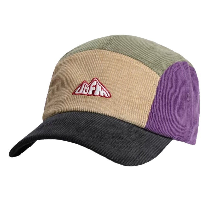 Men's Women's Visor Hat 5 Pane - Corduroy Cap 5 Panel บทวิจารณ์และราคา