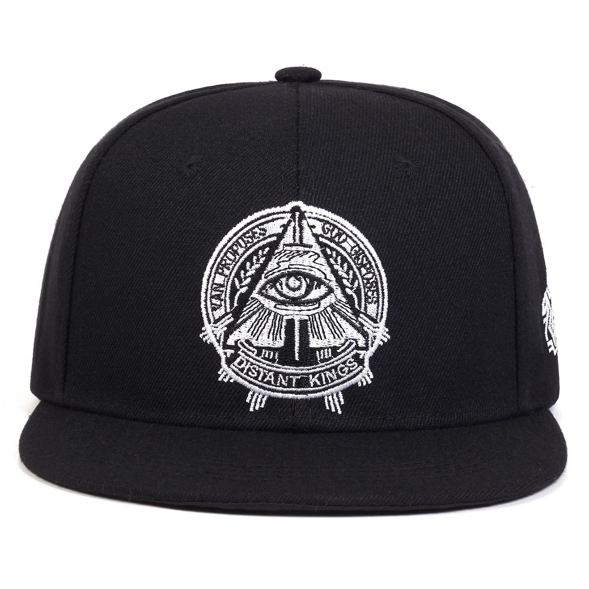 Unisex All-Seeing Eye Embroide - Snapback Hat Flat บทวิจารณ์และราคา