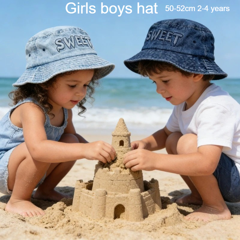 Japanese Retro Kids Bucket Hat - Bucket Hat Cotton บทวิจารณ์และราคา