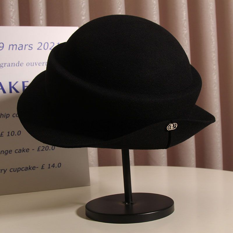 Wool Felt Sun Hats Round Top K - Fedora Hat Wool บทวิจารณ์และราคา