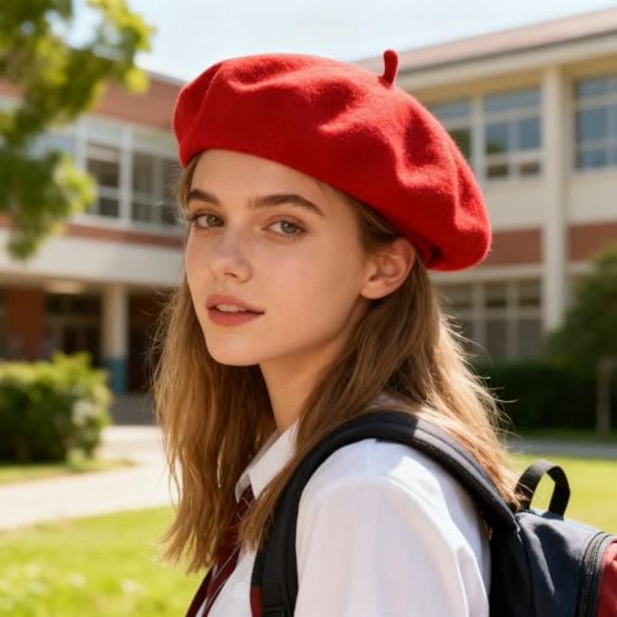 Women Beret Classic French Hat - Beret French Wool บทวิจารณ์และราคา