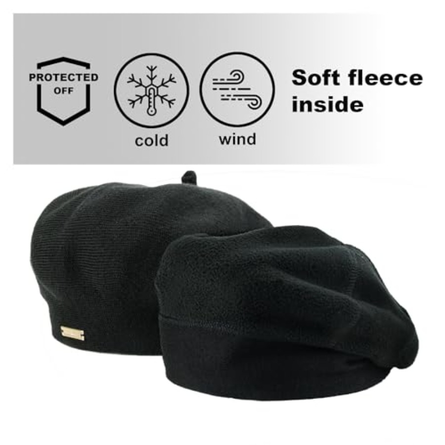 Beret - Warm Lined Wool Angora - Beret French Wool บทวิจารณ์และราคา