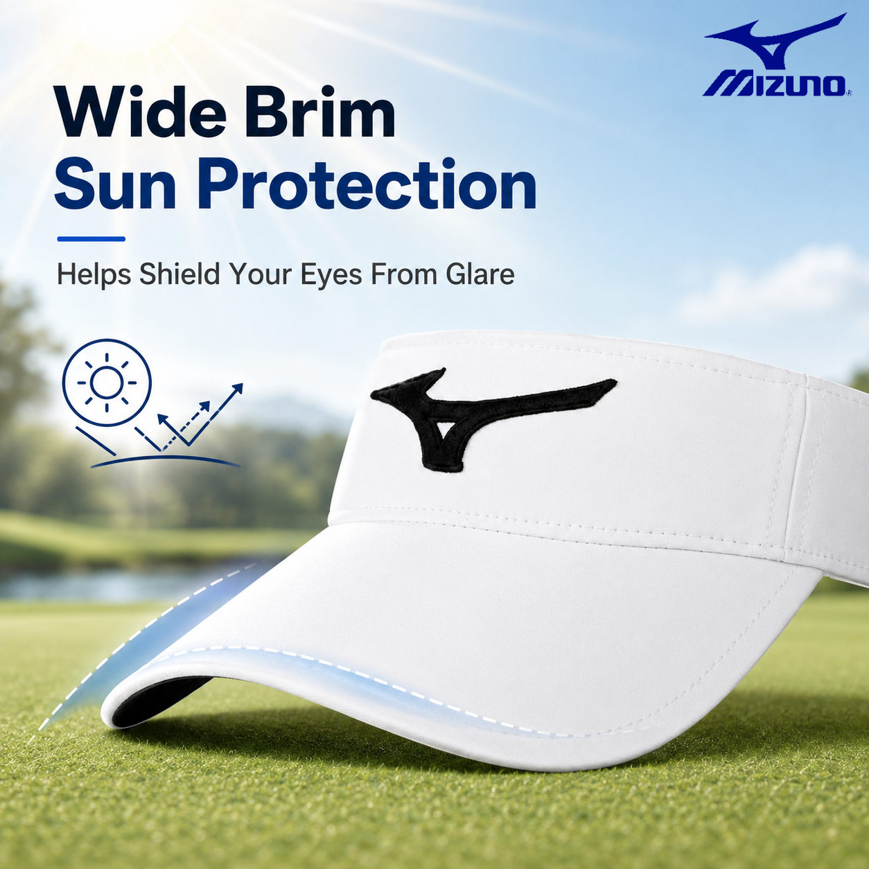 Mizuno Mens Golf Cap Hollow To - Running Cap Lightweight บทวิจารณ์และราคา