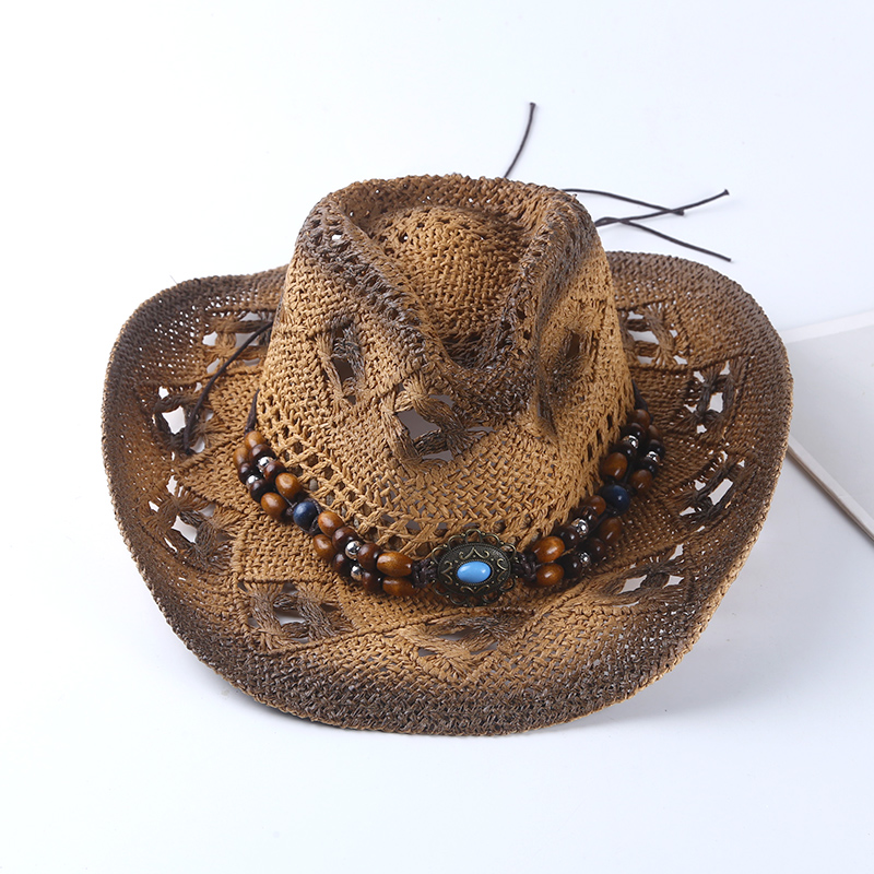 Spring and summer Spanish retr - Cowboy Hat Straw บทวิจารณ์และราคา