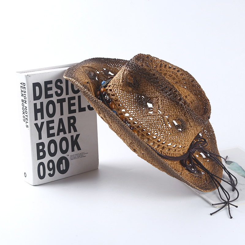 Spring and summer Spanish retr - Cowboy Hat Straw บทวิจารณ์และราคา