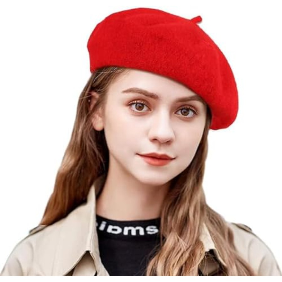 Women's Beret Hats Chic French - Beret French Wool บทวิจารณ์และราคา