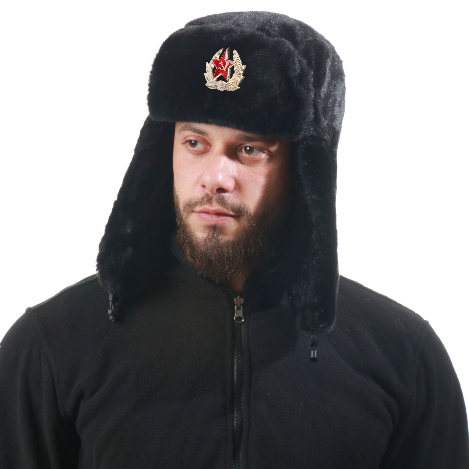 SupSindy Soviet Badge Ushanka  - Winter Trapper Hat บทวิจารณ์และราคา