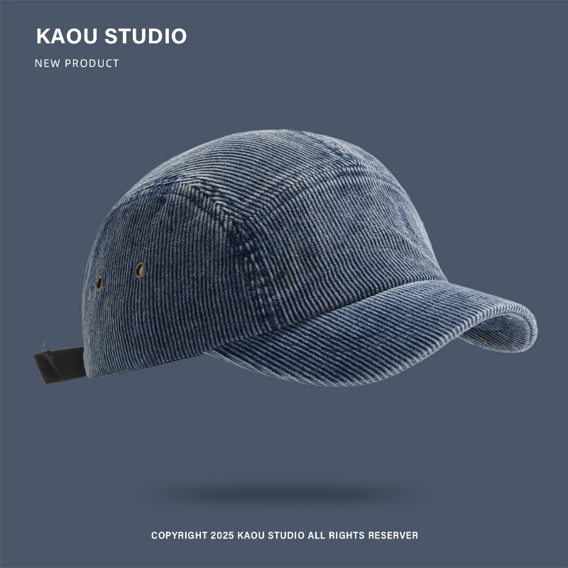 Vintage Corduroy Baseball Cap  - Corduroy Cap 5 Panel บทวิจารณ์และราคา