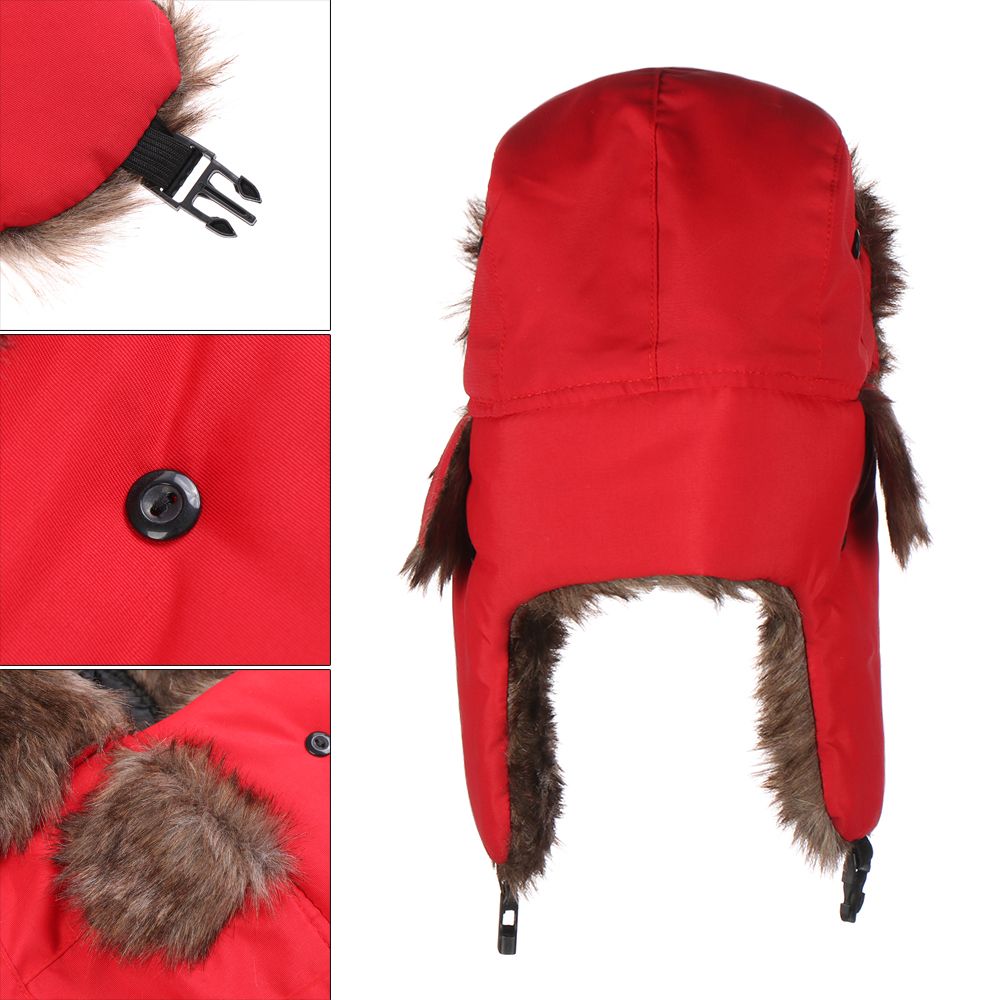 Warm Earflap Trapper Ski Hat W - Winter Trapper Hat บทวิจารณ์และราคา