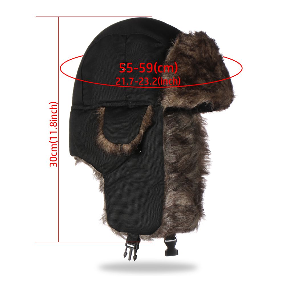 Warm Earflap Trapper Ski Hat W - Winter Trapper Hat บทวิจารณ์และราคา