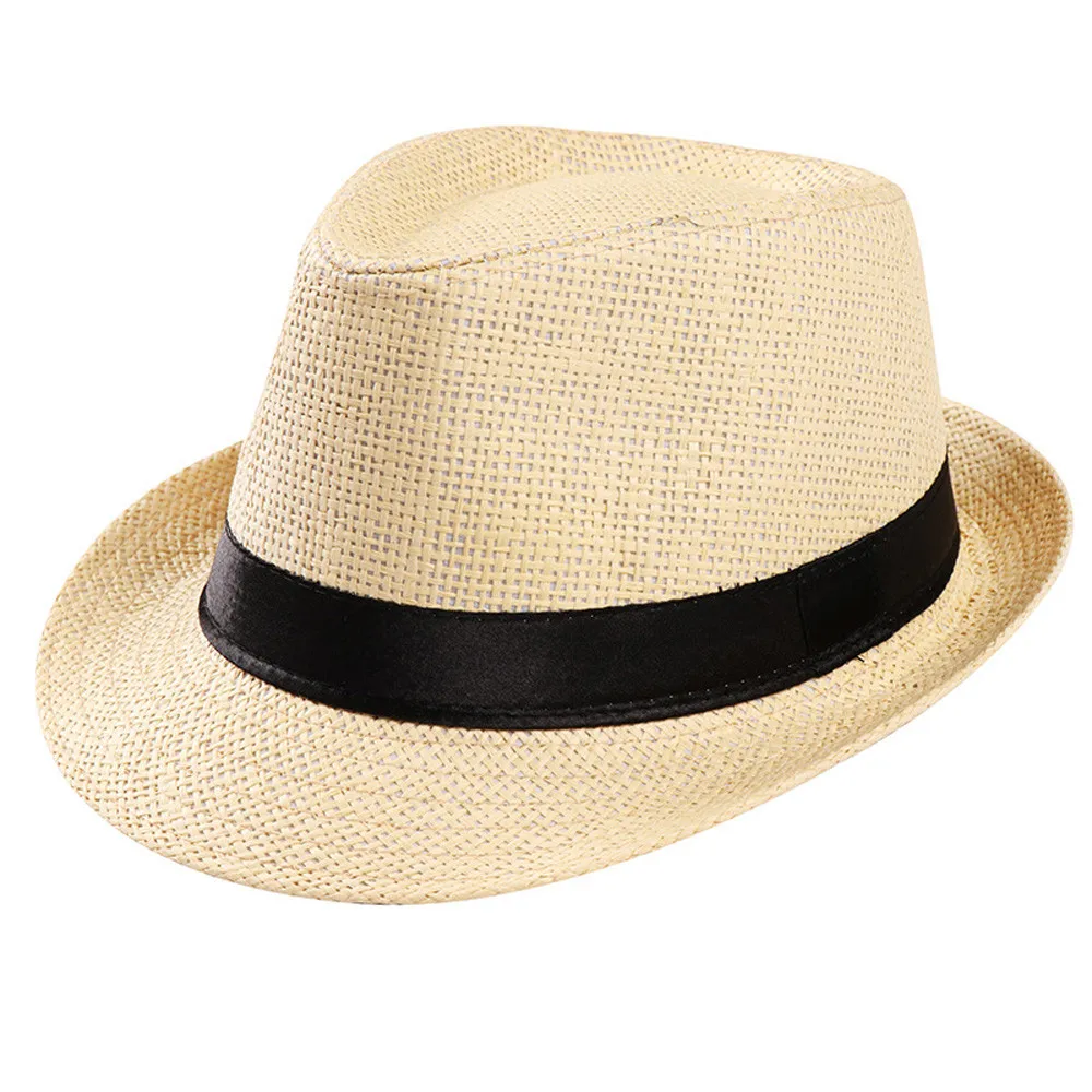 Summer Casual Trendy Beach Sun - Cowboy Hat Straw บทวิจารณ์และราคา