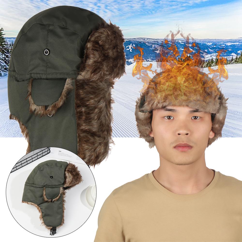 Warm Earflap Trapper Winter Ca - Winter Trapper Hat บทวิจารณ์และราคา
