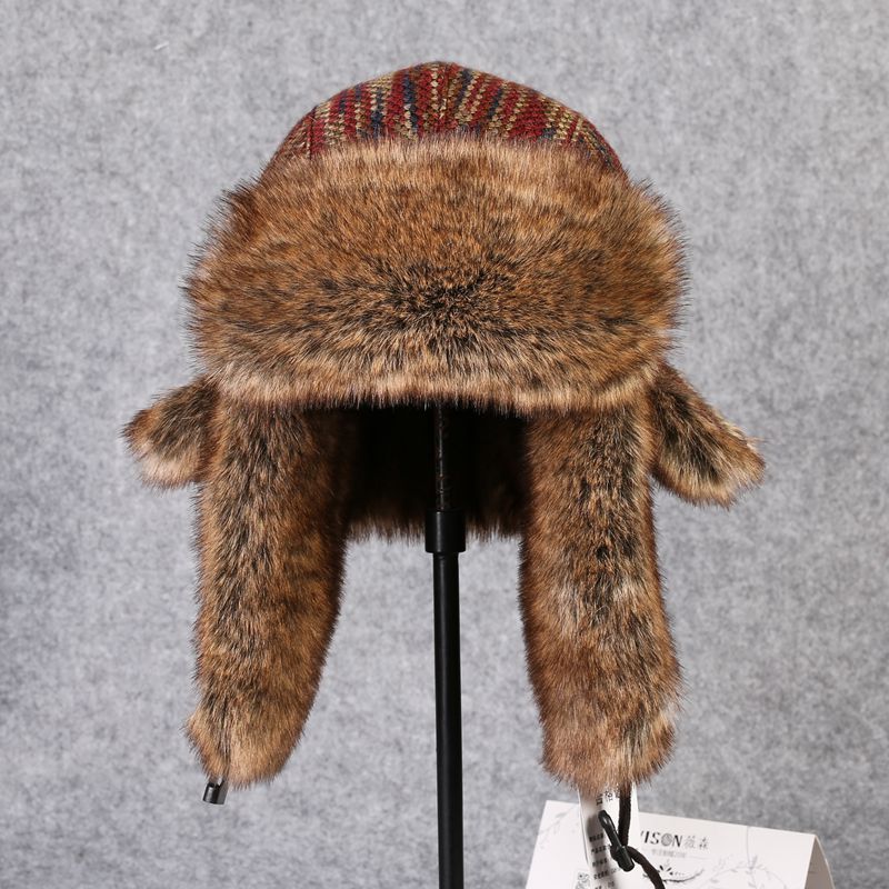 B-8433 Man Bomber Hat Rex Rabb - Winter Trapper Hat บทวิจารณ์และราคา