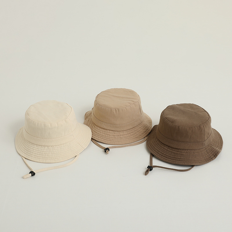 Solid Color Kids Bucket Hat Fa - Bucket Hat Cotton บทวิจารณ์และราคา