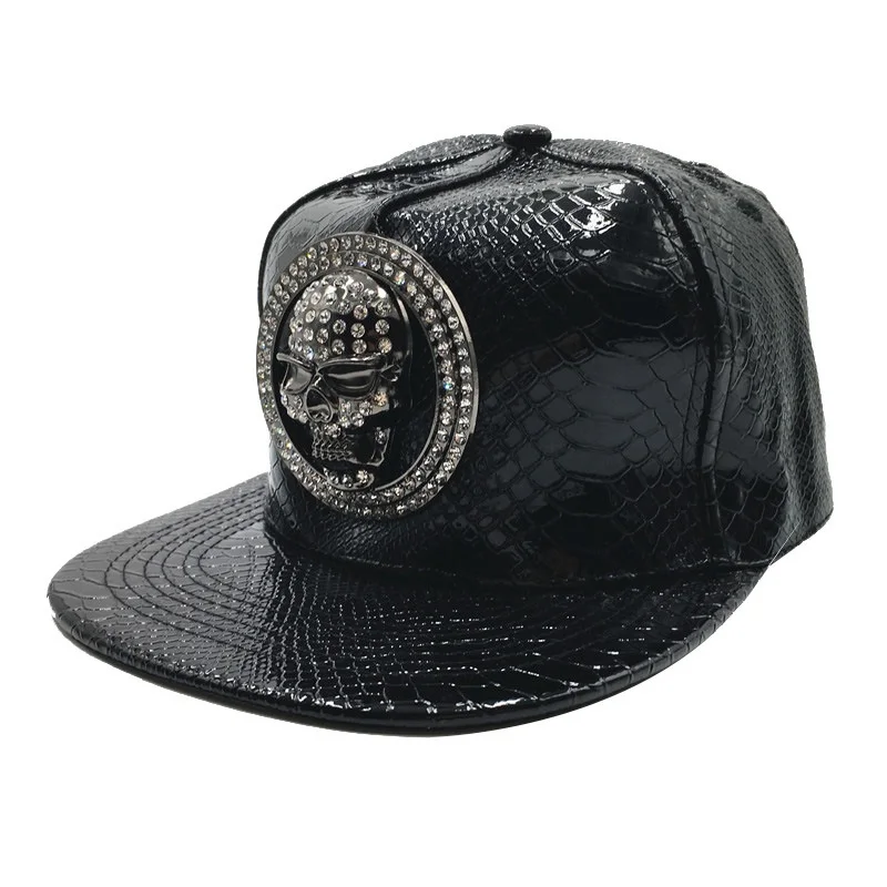 Brand Oohmy Men Women PU Leath - Snapback Hat Flat บทวิจารณ์และราคา