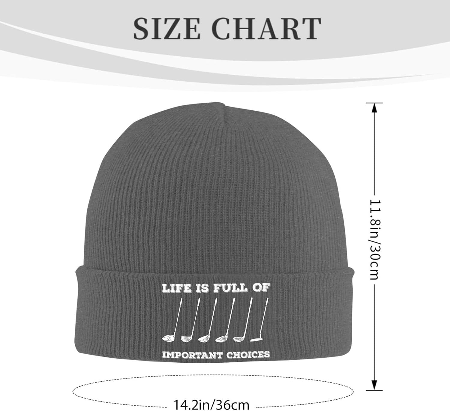Life is Full of Important Choi - Beanie Cuffed Knit บทวิจารณ์และราคา